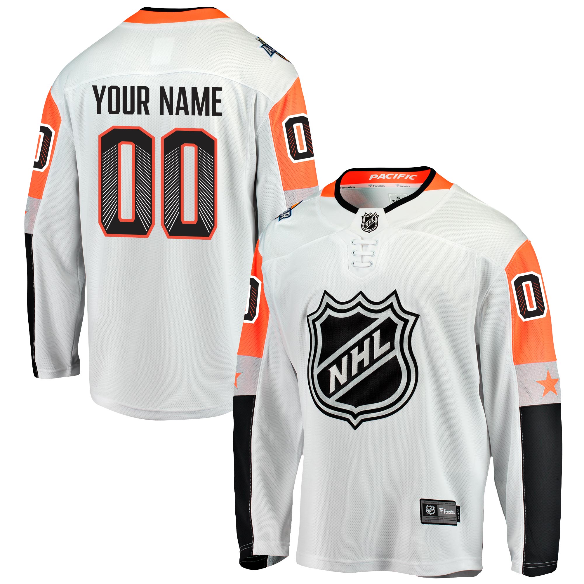Mens NHL Pacific Division All Star Fanatics Branded Breakaway Jersey Customised->customized nhl jersey->Custom Jersey